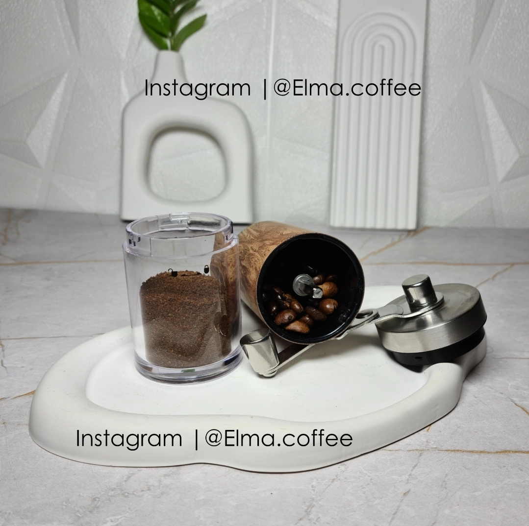آسیاب قهوه دستی یونیک لایف طرح و رنگ چوبی